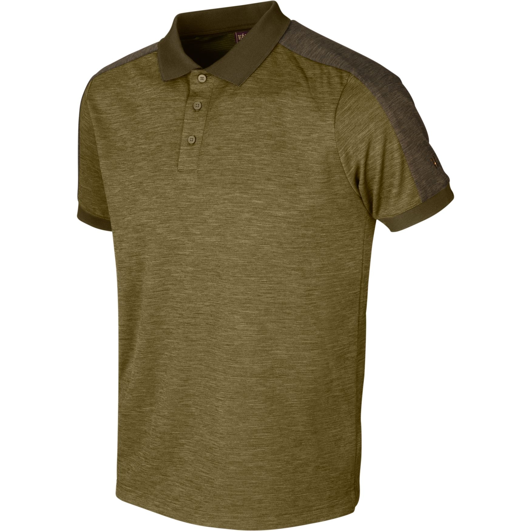 Härkila Härkila Tech polo Dark olive/Willow green