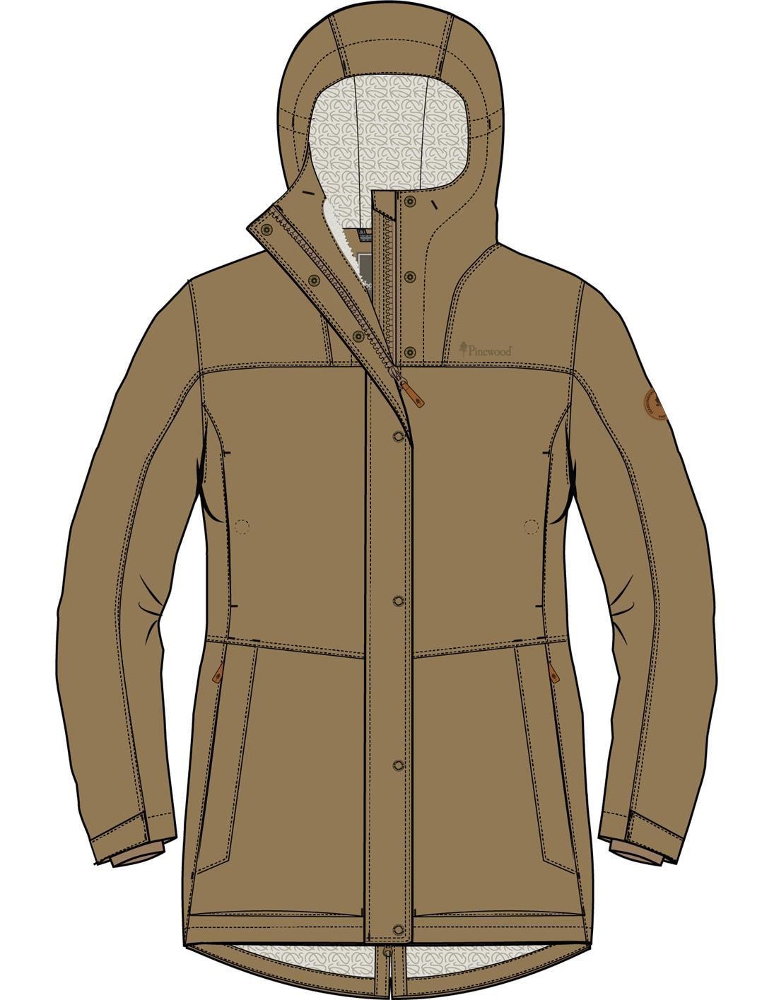 Pinewood Finnveden Vinter Jacka Dam - Dark Sandstone S