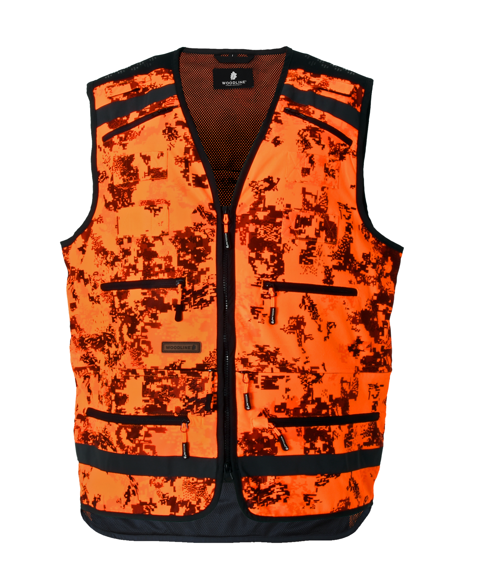 Woodline Dog Handler Hundförarväst Orange/Reflex XS