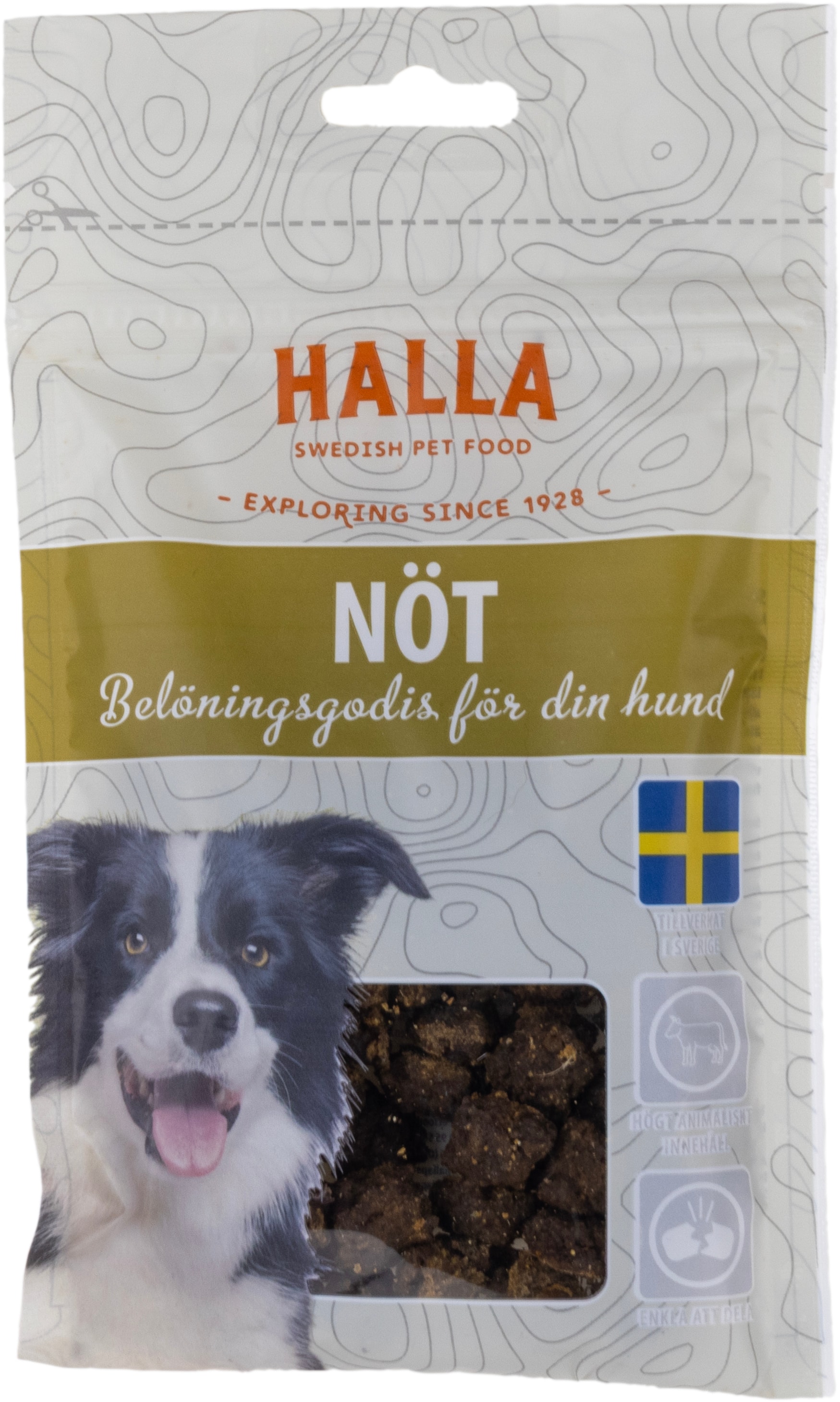 Halla Belønningsgodteri Oksekjøtt 80 g
