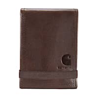 Carhartt Milled Leather Front Pocket Plånbok Dark Brown
