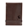 Carhartt Milled Leather Front Pocket Plånbok Dark Brown