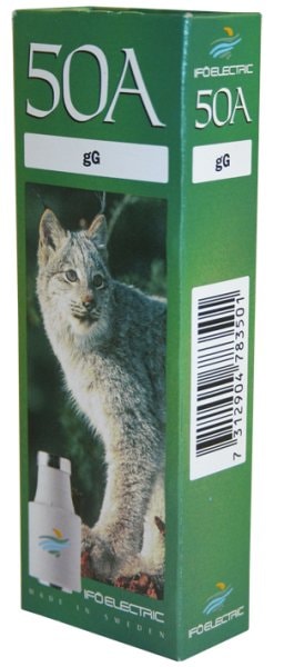 Ifö Electric Porslinssäkring 50A Vit Trög 5-pack