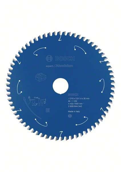 Bosch Sahanterä Expert for Aluminium, 210x2,4/1,4x30 mm, 66T