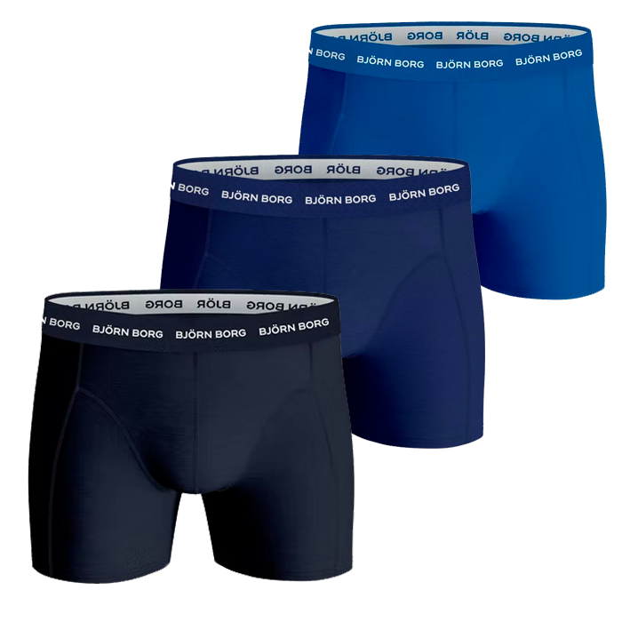REA/Black Friday Björn Borg Boxerkalsong 3-pack, Blå S