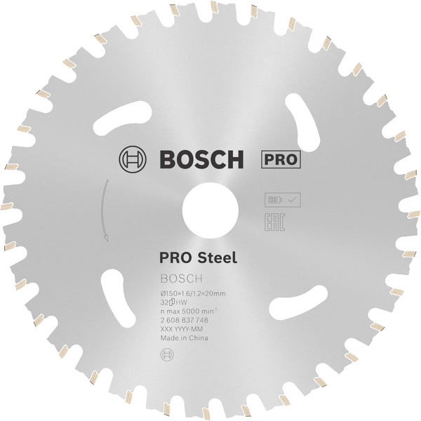 Bosch Cirkelsågklinga PRO Steel 150×1,6/1,2×20mm 32T