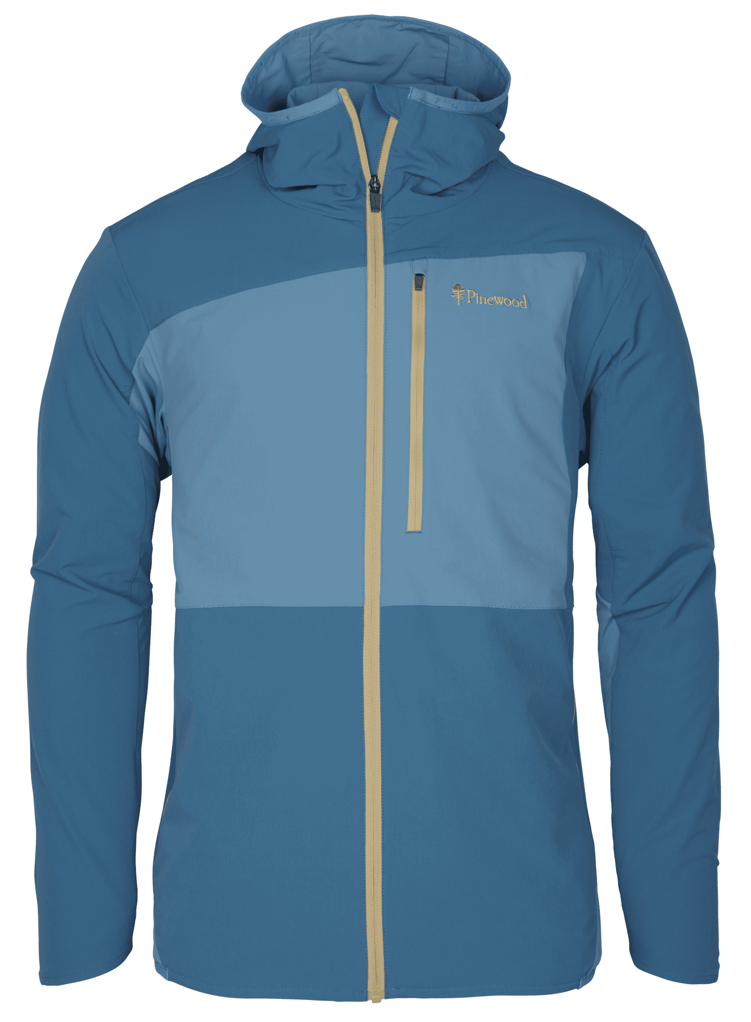 Pinewood Abisko Light Stretchjacka Herr Azur Blue/Dark Azur Blue L