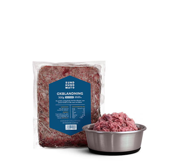 Sund Hundmat Oxblandning 500g