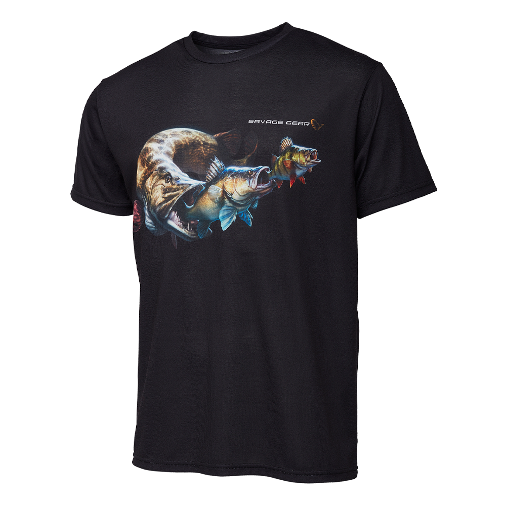 Savage Gear Cannibal T-shirt Svart
