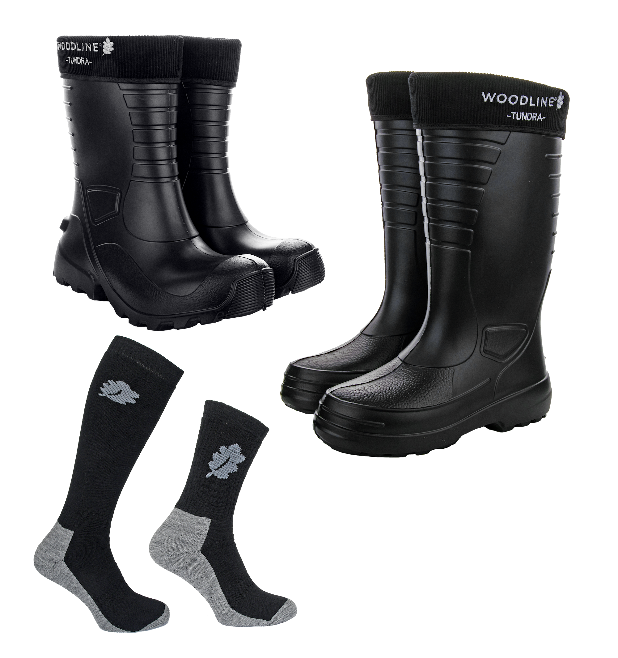 Woodline Tundra -saappaat + sukat (2 paria)