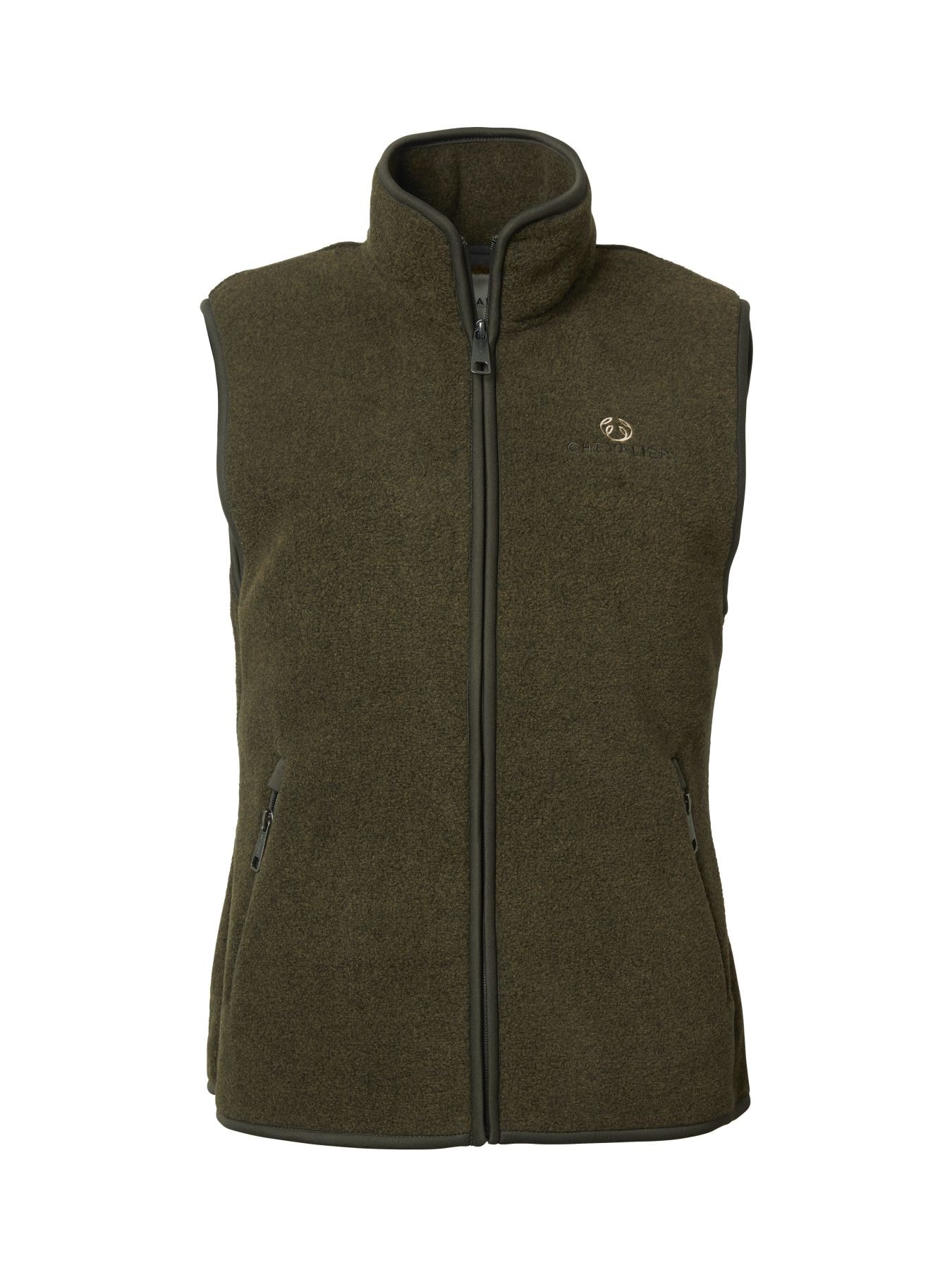 Chevalier Mainstone Fleece Vest Women Autumn Green 42W -