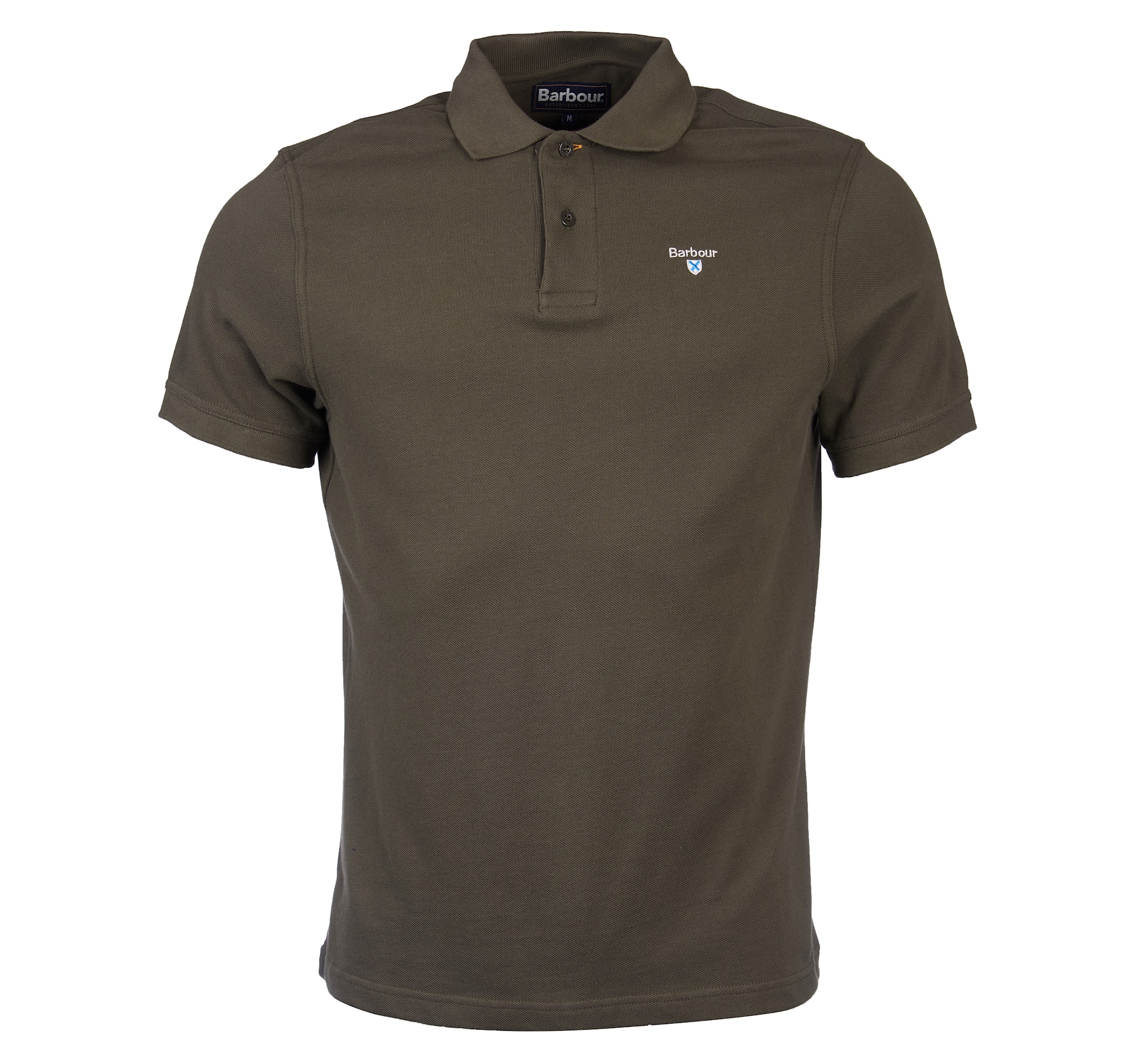 Barbour Sports Polo Olive Herren
