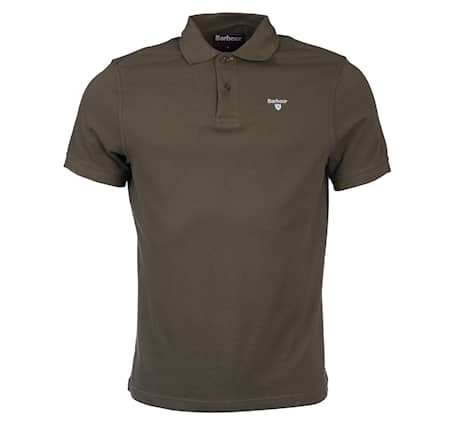 Barbour Sports Polo Pikétröja Herr Olivgrön