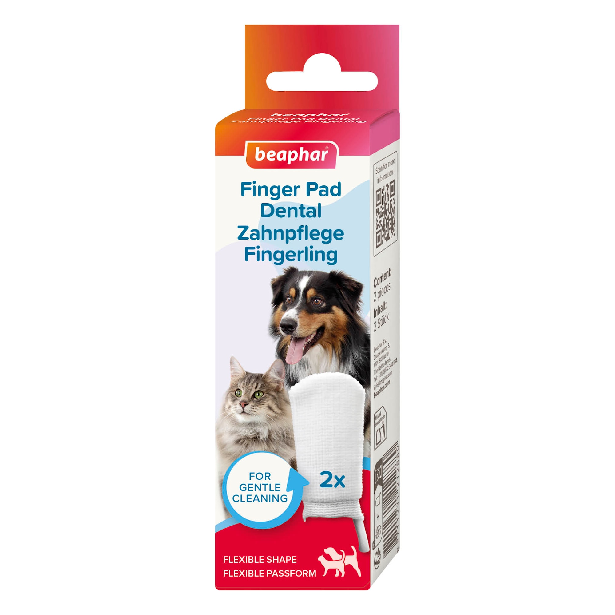Beaphar, Cotton Finger Toothbrush 2pcs