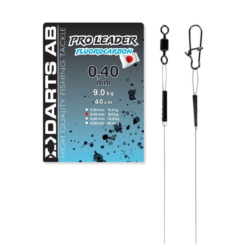 Darts Pro Fluorcarbontafs Light Abborre/Gös 40 cm