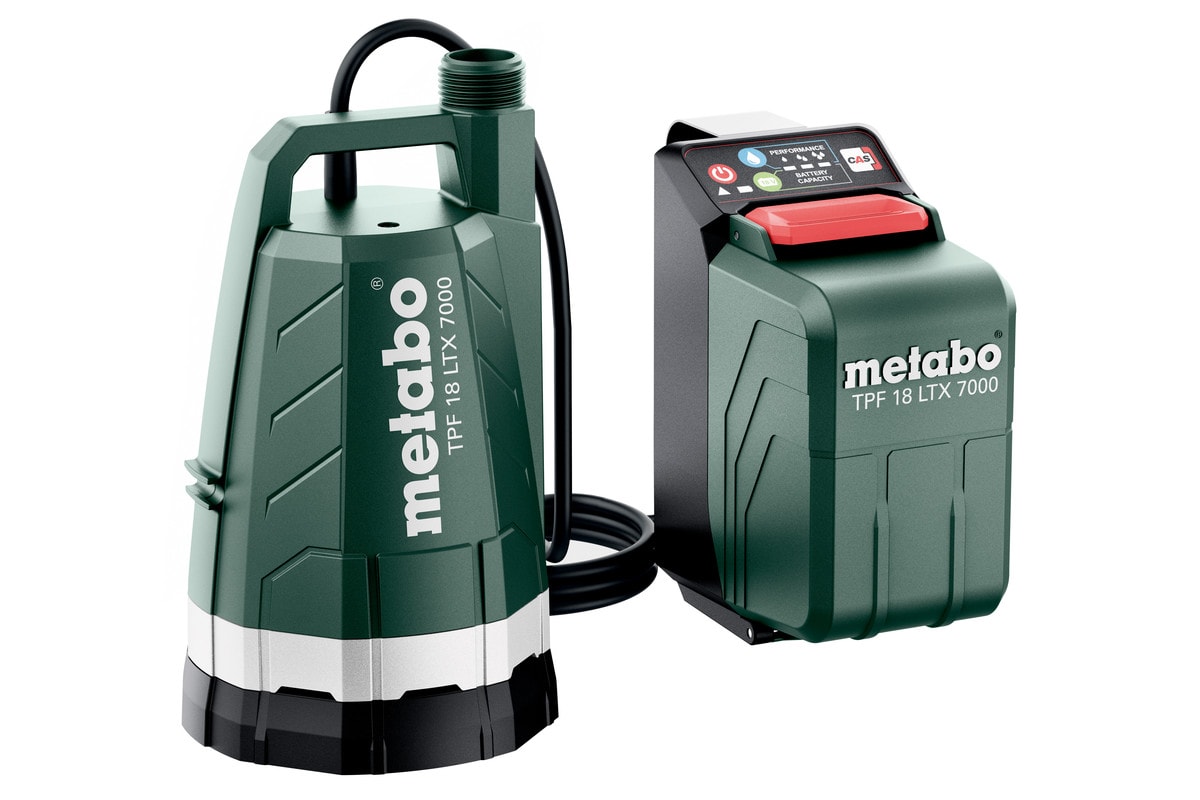 Metabo Dränkbar pump TPF 18 LTX 7000 utan batteri & laddare