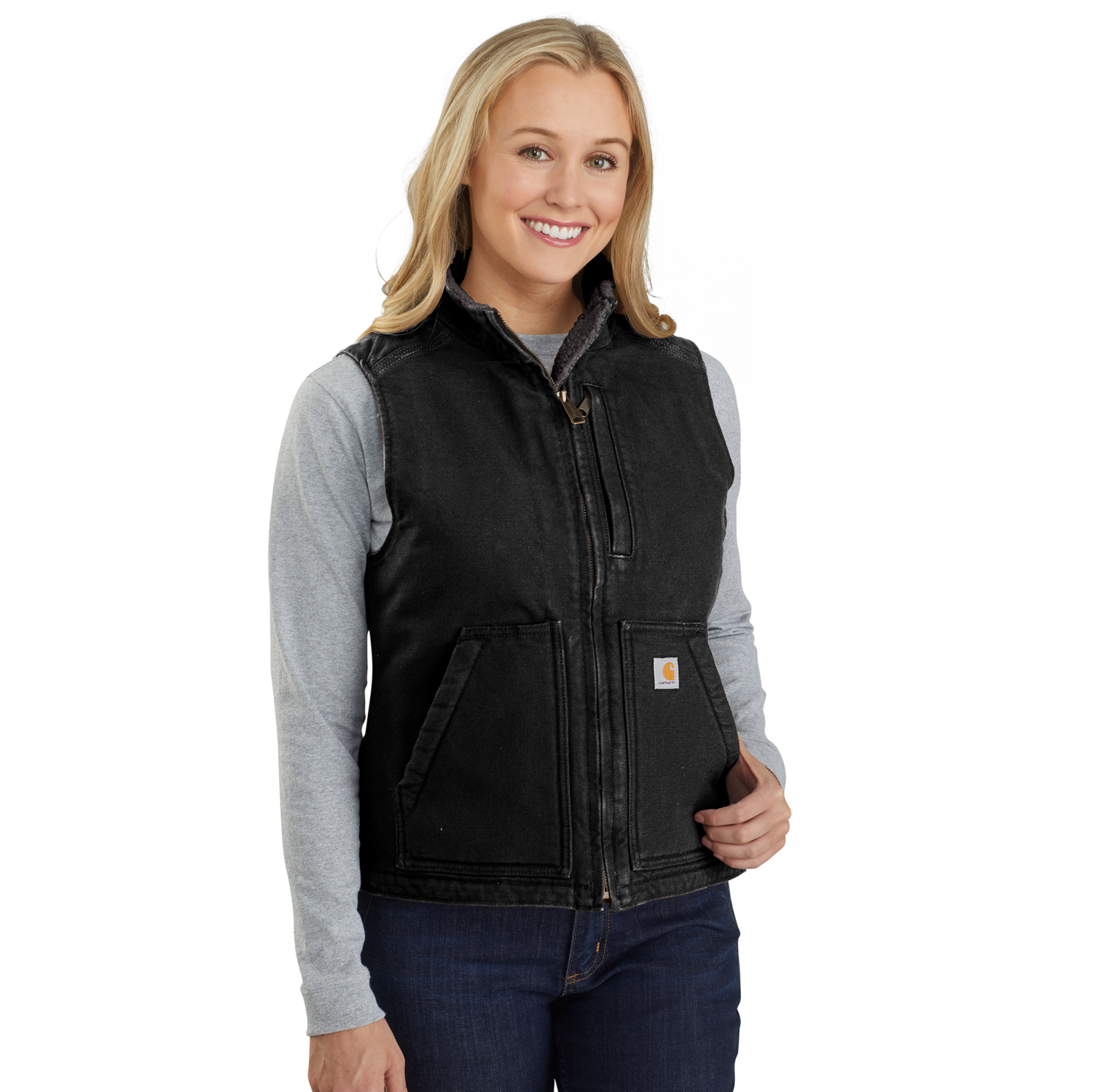Carhartt Sherpa-foret vest, Dame, Black