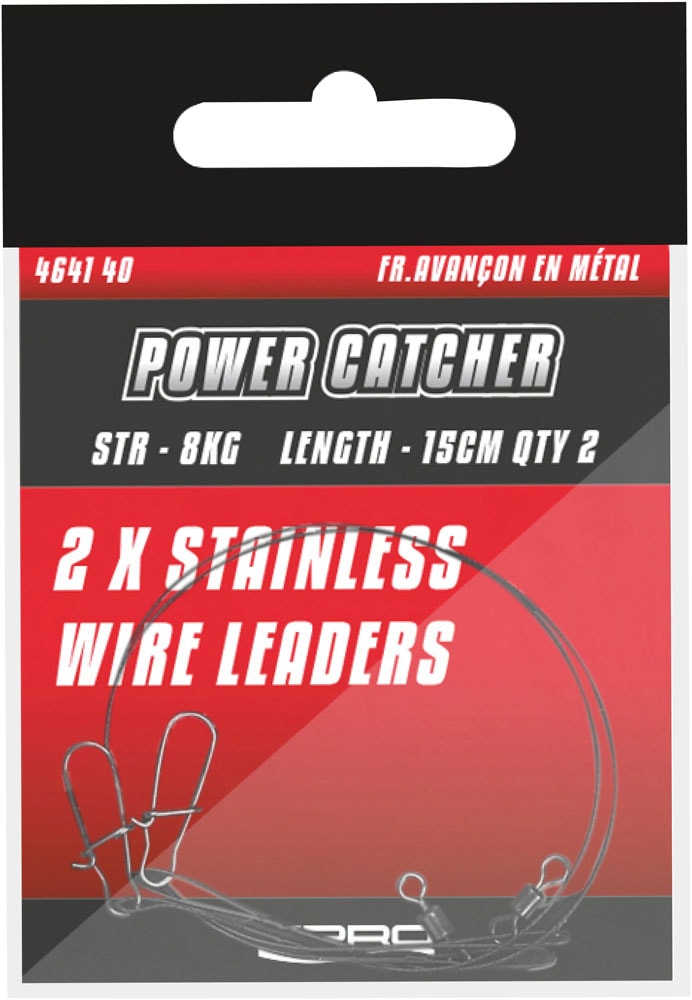 SPRO Power Catcher Wire Leader 40 cm 16 kg 2-pack