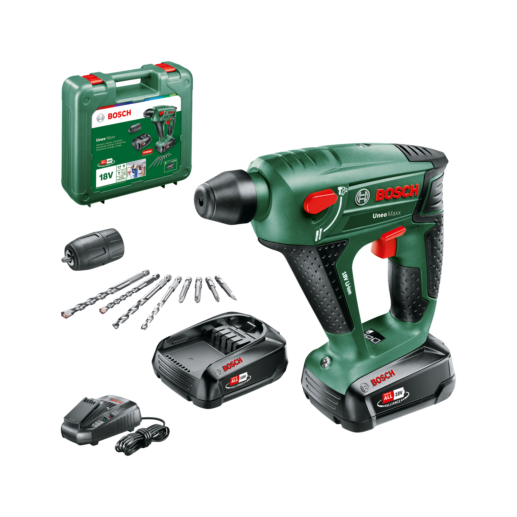 Bosch DIY Borrhammare Uneo Maxx 18V 2X2,5Ah
