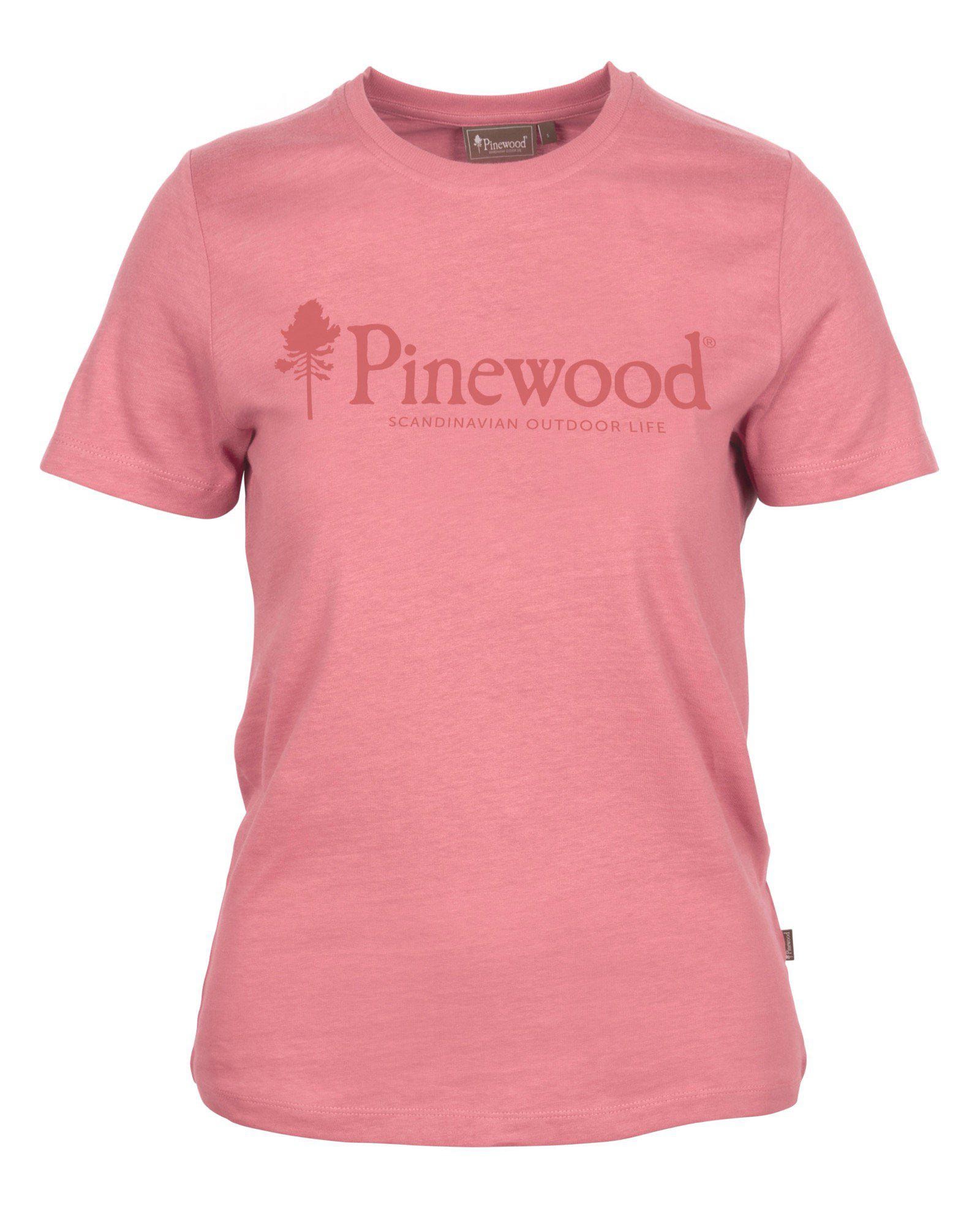 Pinewood Outdoor Life T-Shirt Dam Lantana Pink