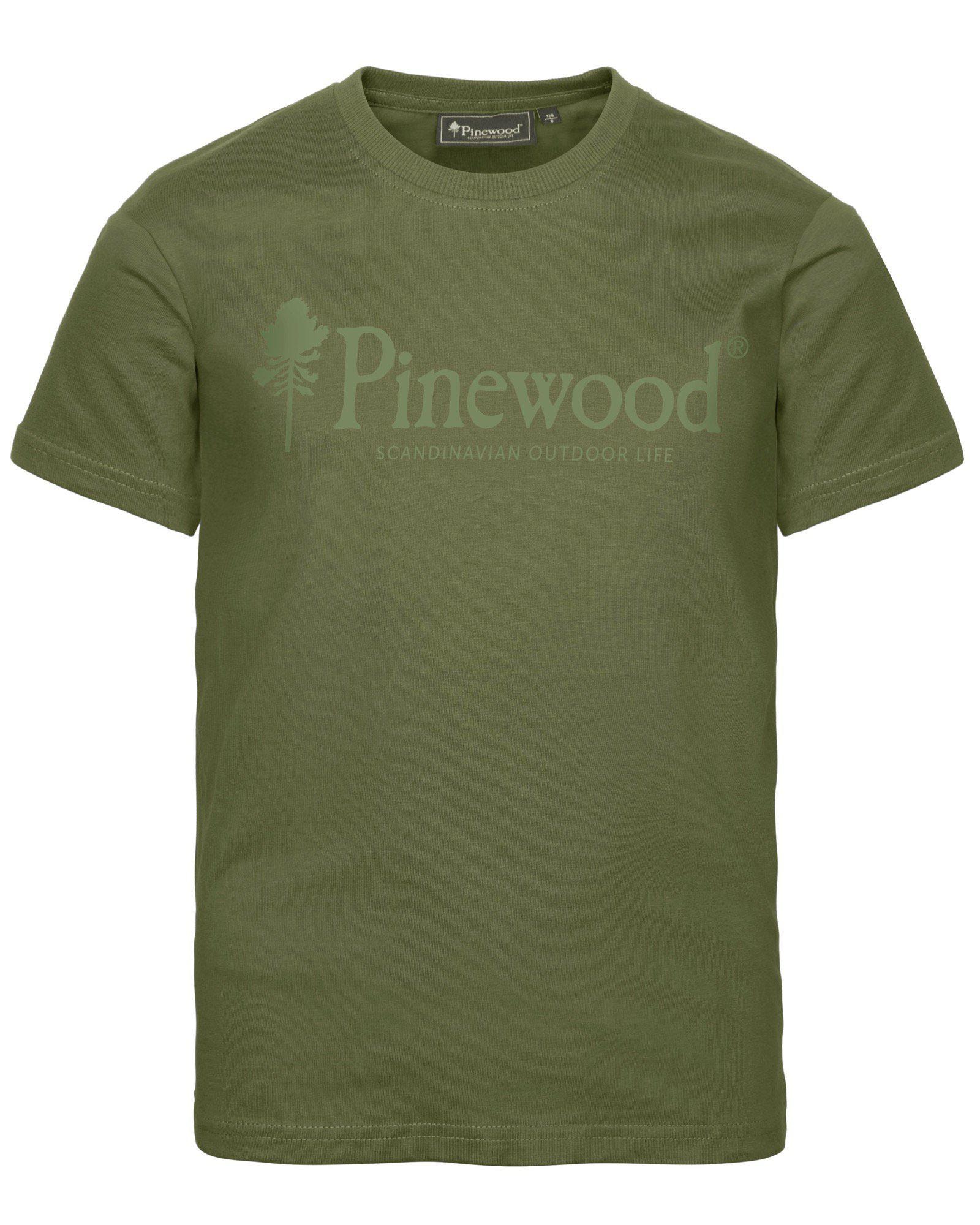 Pinewood Outdoor Life T-Shirt Barn Pine Green