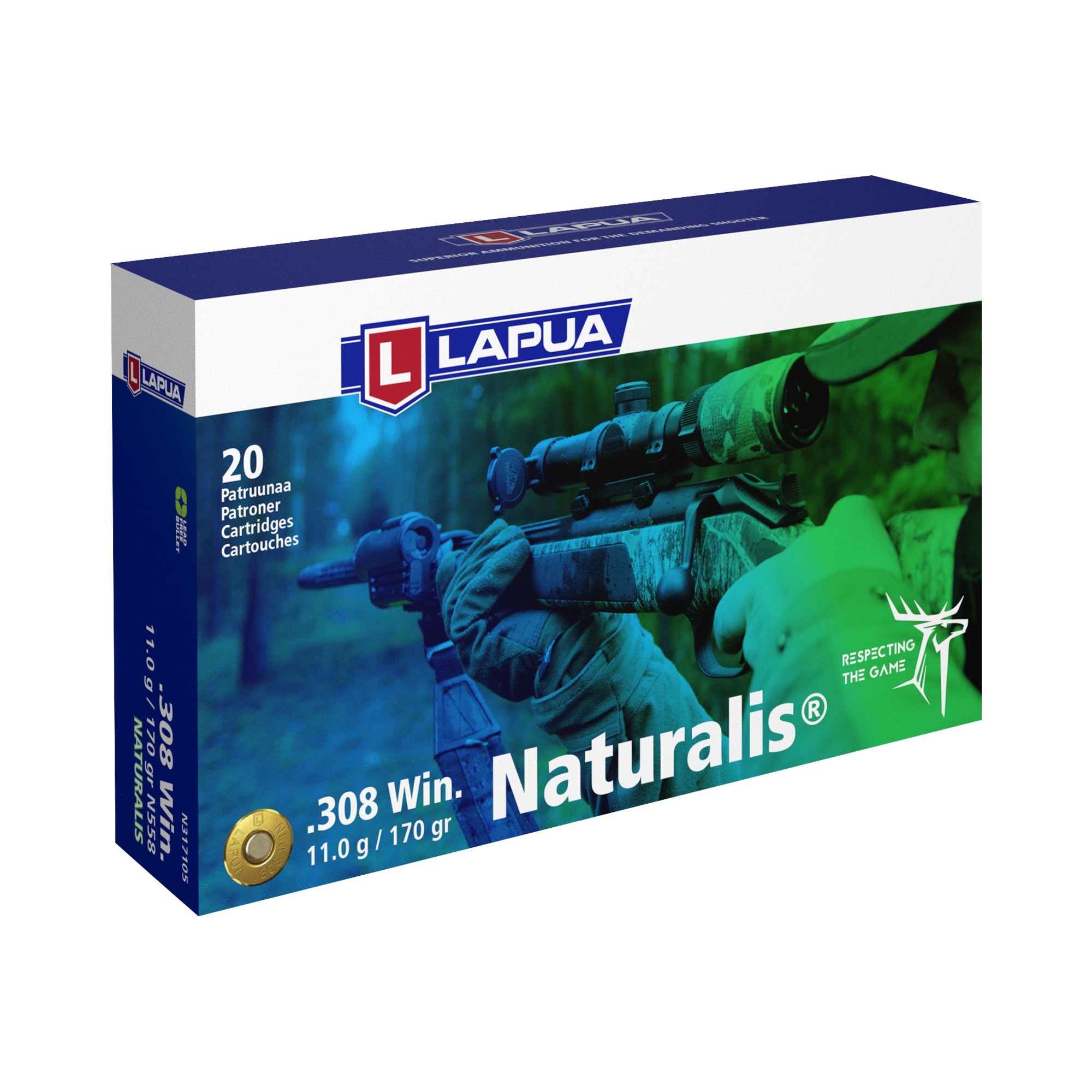 Lapua Naturalis .308 11g/170gr