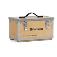 Husqvarna Batteriekasten aus Holz