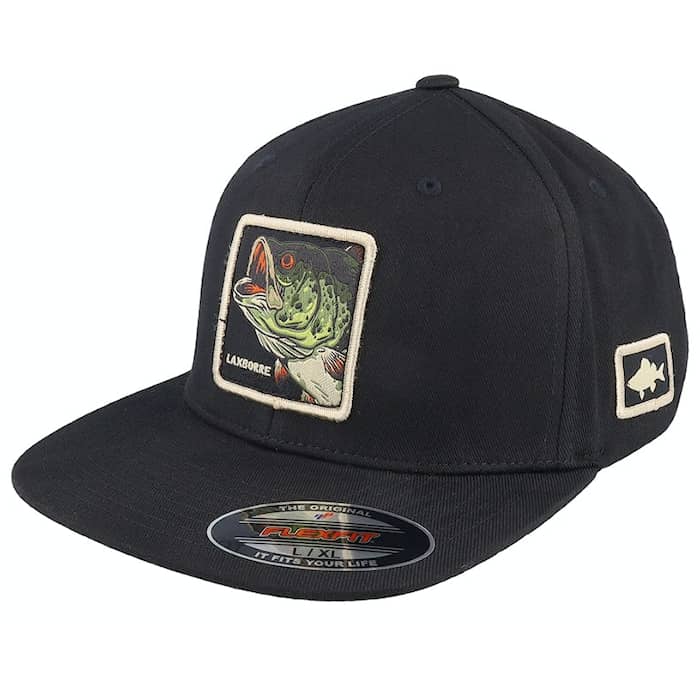 Skillfish Laxborre Flat Brim Black Fitted Flexfit