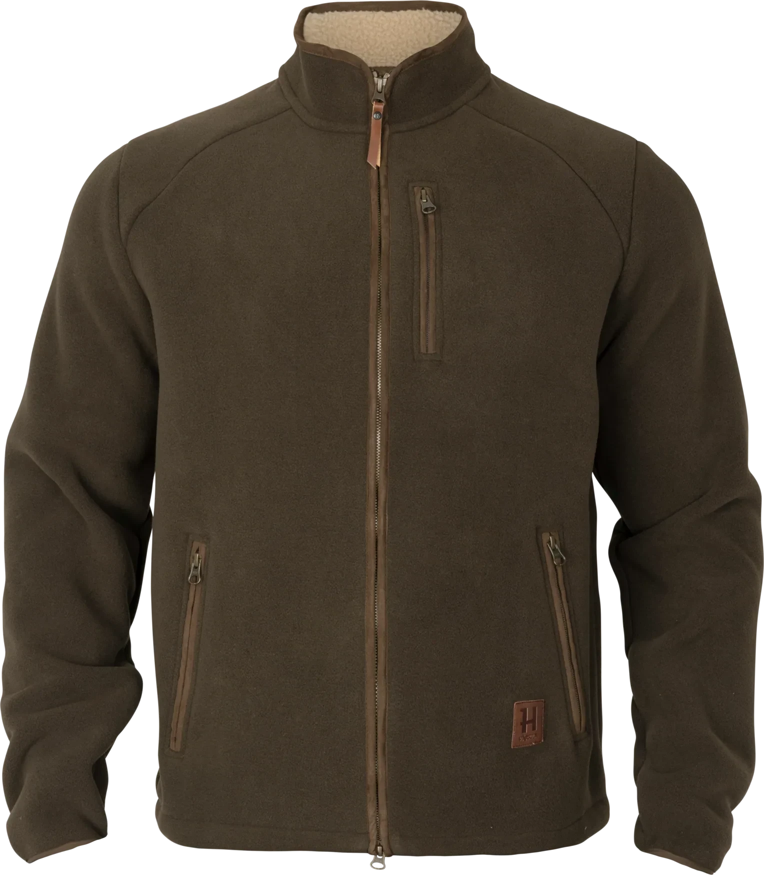 Härkila Sandhem Sherpa fleecejacka Herr Willow green 3XL
