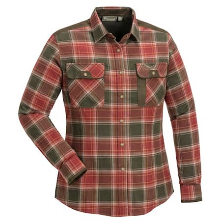 Pinewood Prestwick Exclusive Shirt W Naiset Copper/Suede Brown