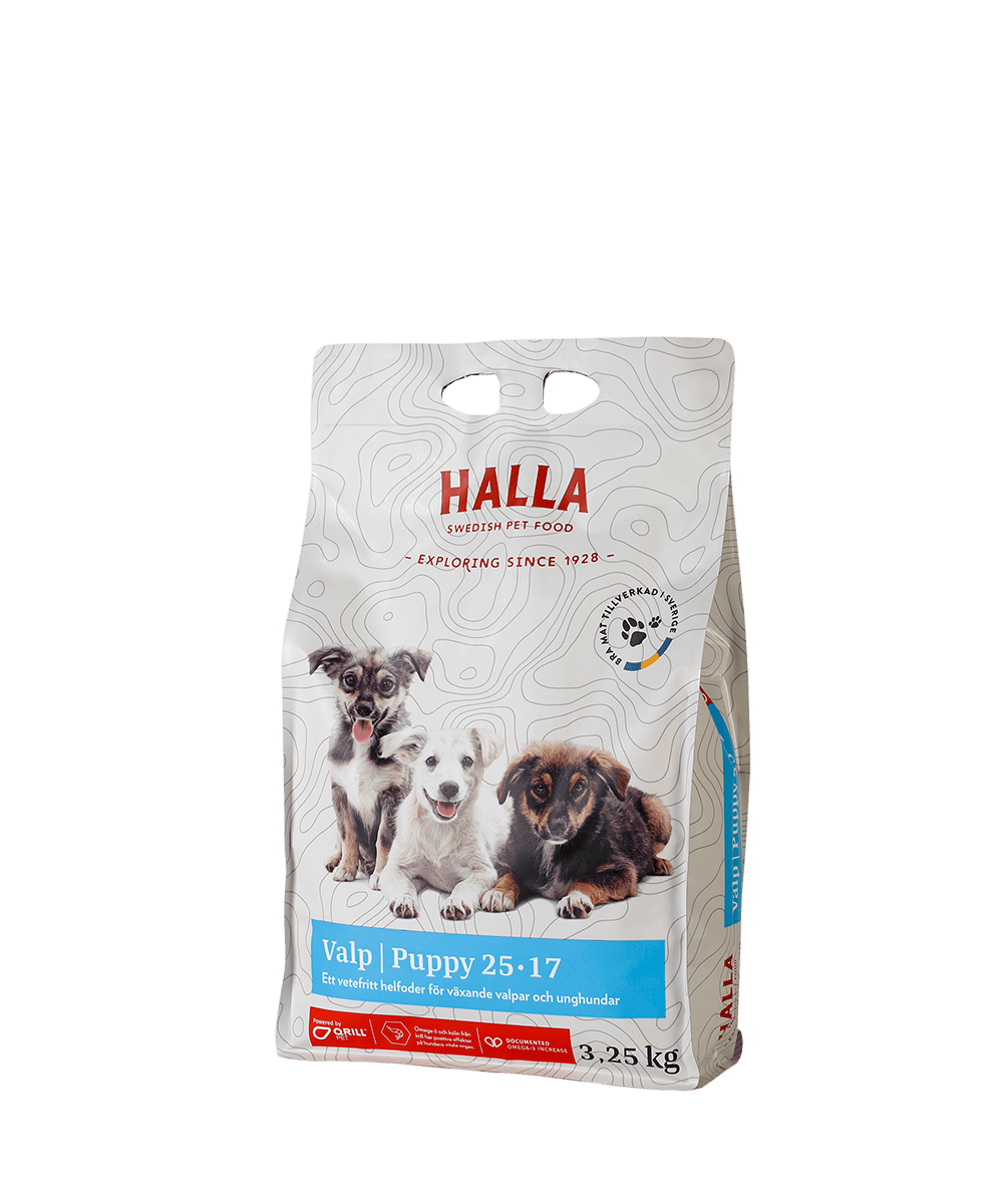 Halla Valp Qrill Hundfoder 3,25 kg
