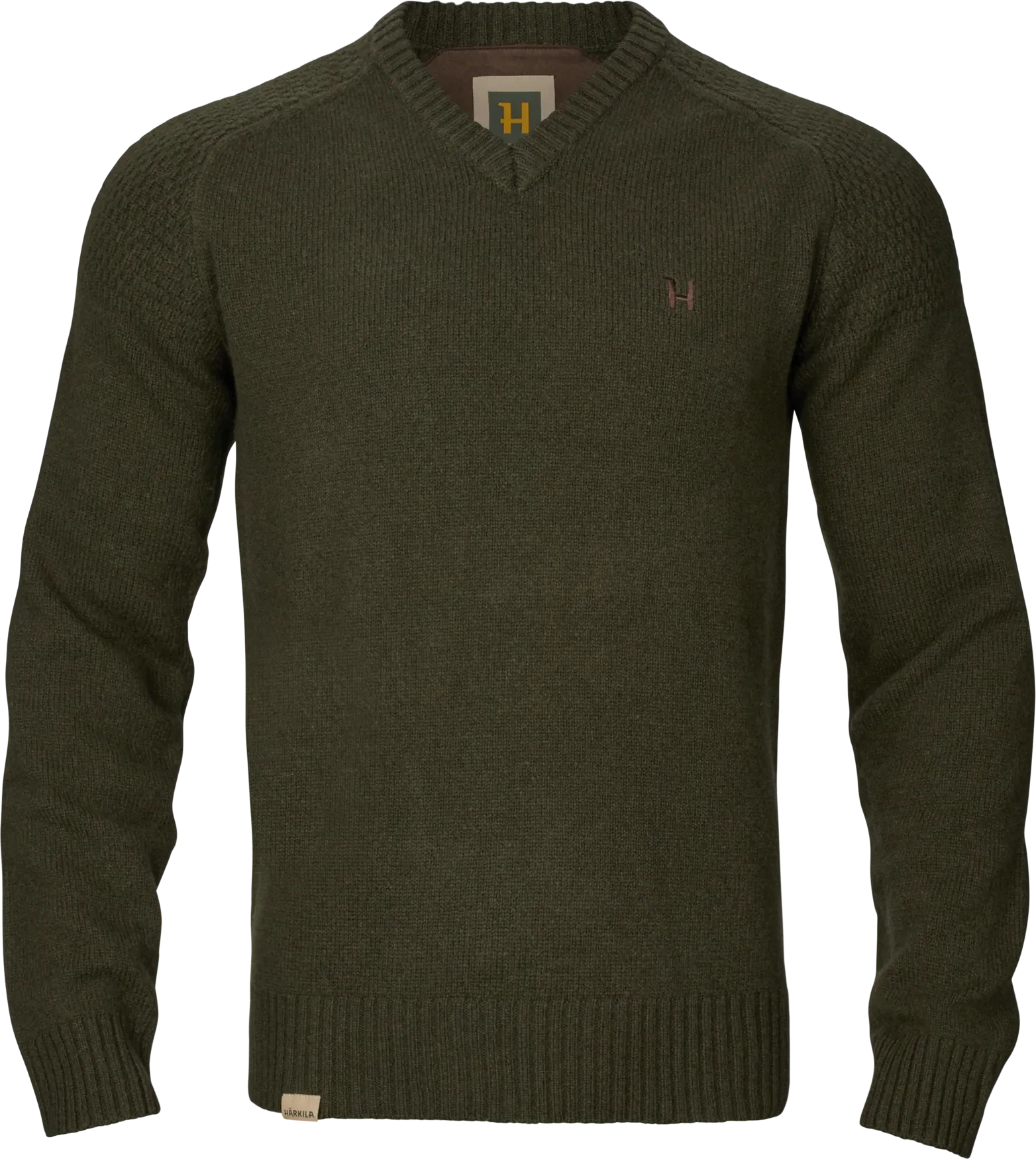 Härkila Vincent Merino V-Neck Tröja Herr Rosin