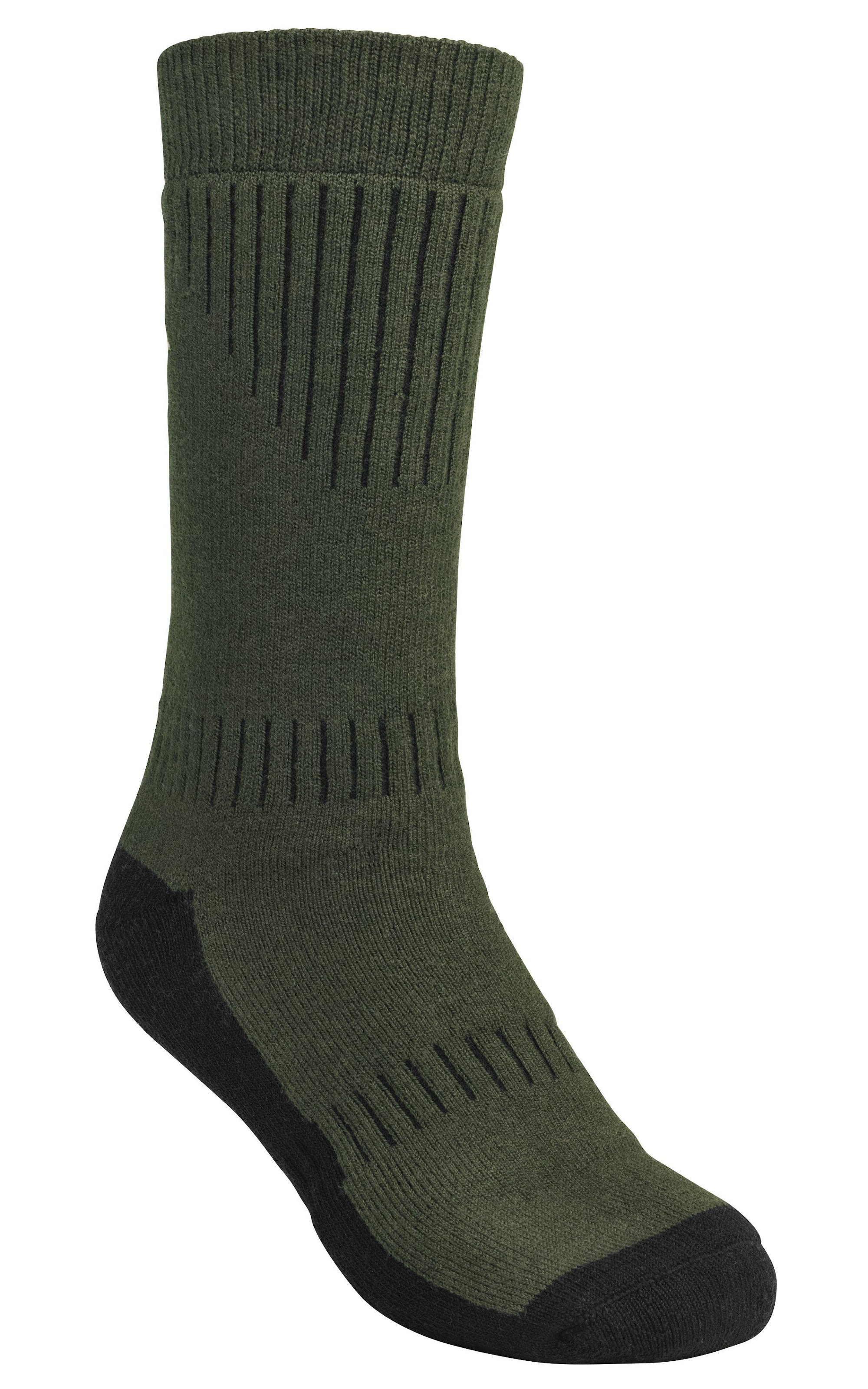 Pinewood Drytex Middle Strumpor, 1-Pack  Green/Dark Brown