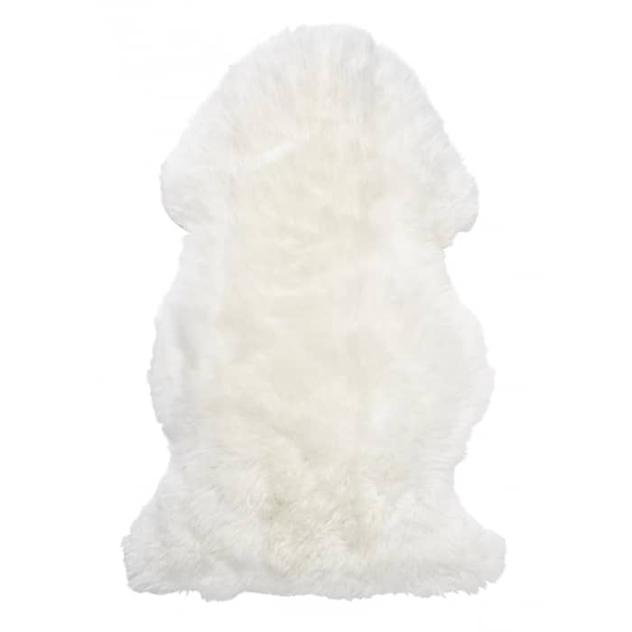 Sheepskin Gently rug 60x100, White