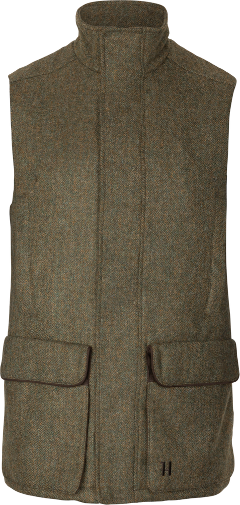 Härkila Kenmore vest Herre Forest green/Herringbone