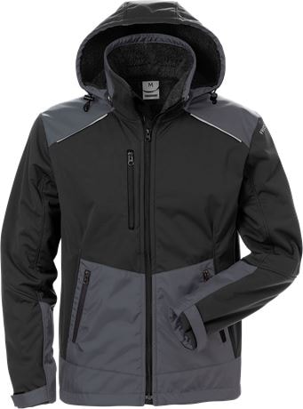 Fristads Fodrad Softshelljacka 4060 CFJ Svart/Grå XS