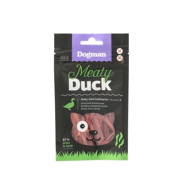 Dogman Anka med kattmynta 30g
