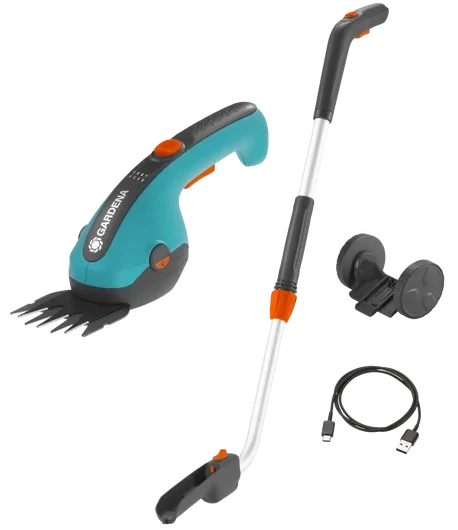 Gardena ClassicCut batteridriven grässax med skaft och hjul