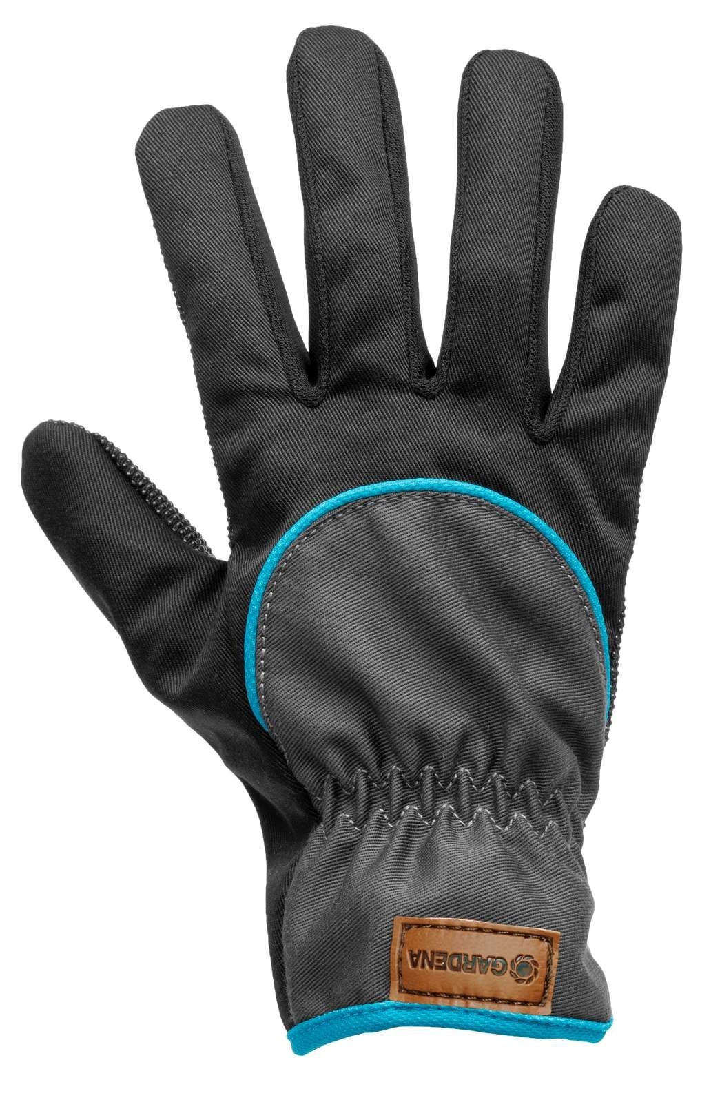 Gardena havehandske mørkegrå canvas str. 10