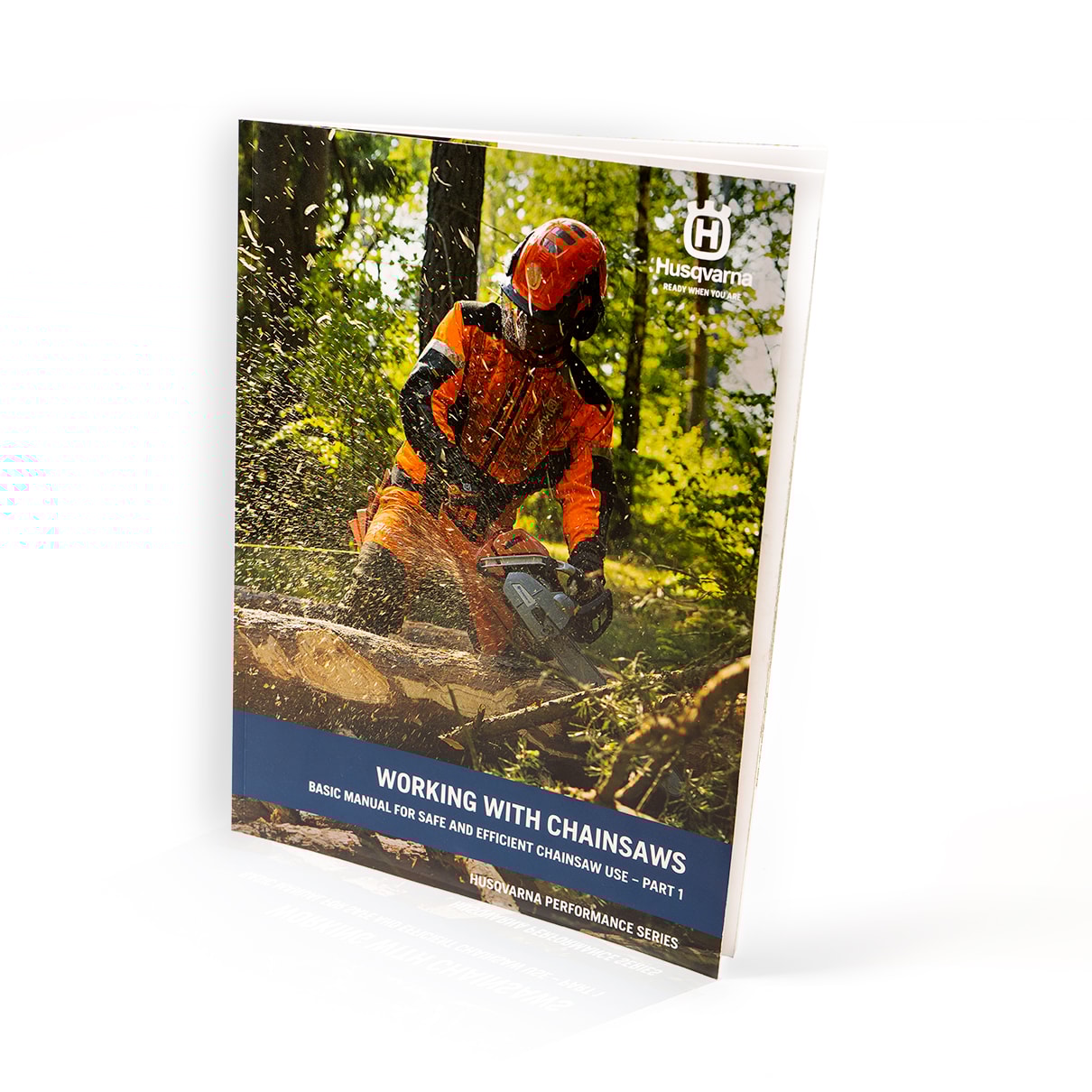 Husqvarna Arbete Med Motorsåg (Engelska)