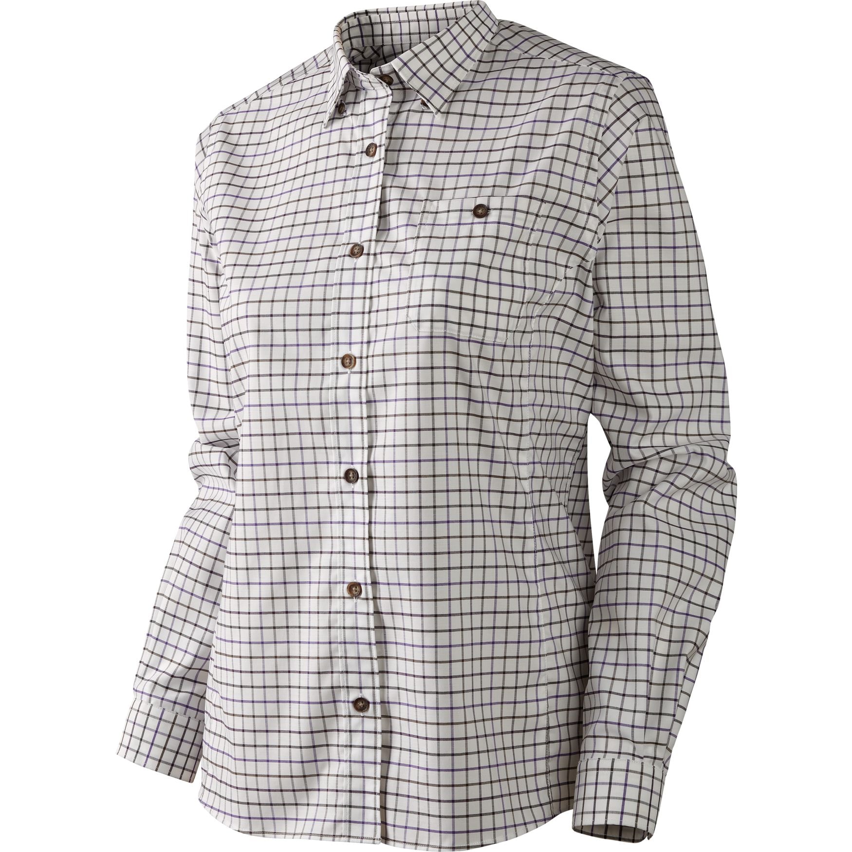 Härkila Lancaster Lady L/S skjorta Blackberry check