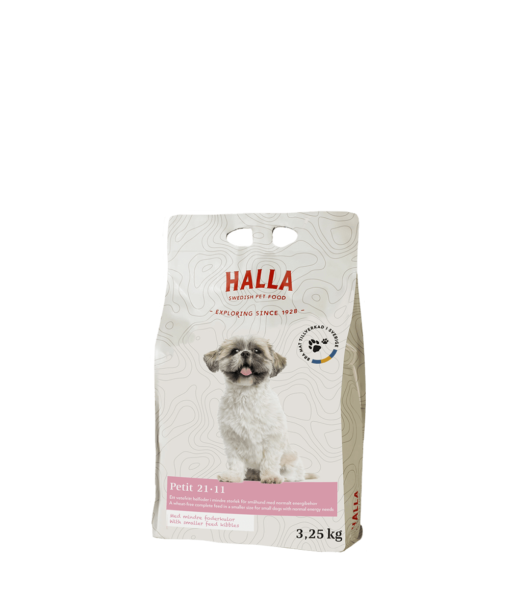 Halla Petit Hundfoder 3,25 kg