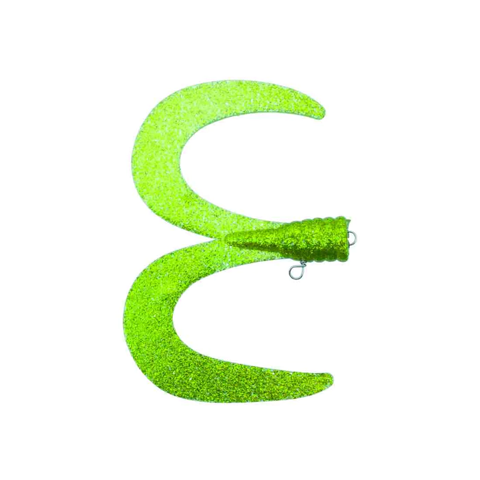 Svartzonker Big Tail Twin Chartreuse 2-pack -