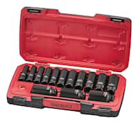 Teng Tools Krafthylssats T9218LAF 1/2 Långa DIN Tum 18 delar