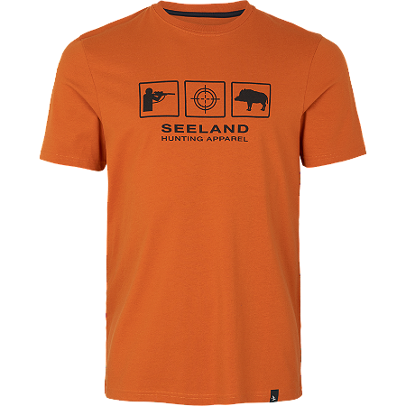 Seeland Lanner T-shirt Herr Gold Flame
