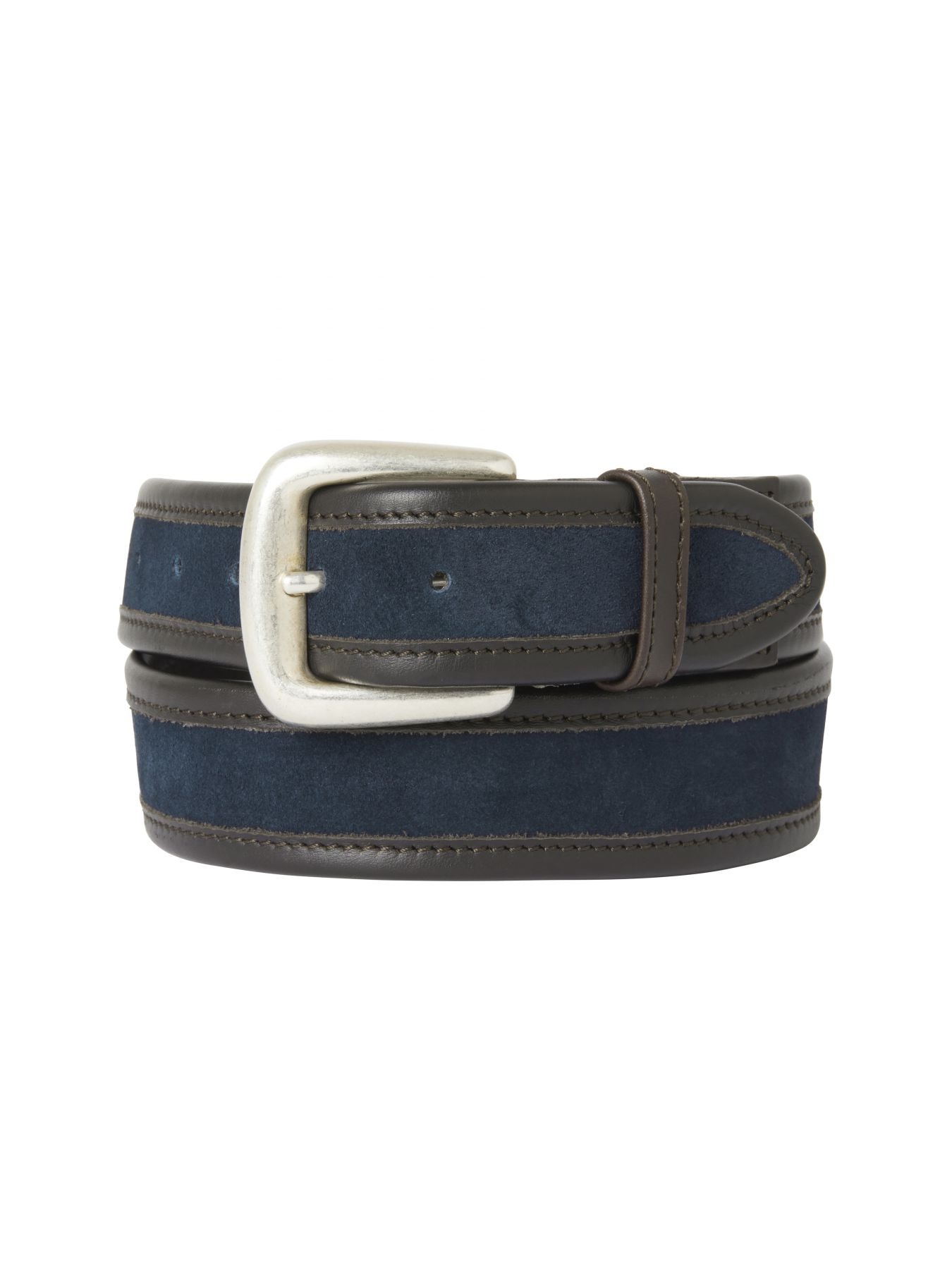 Chevalier Elizabeth Leather Belt Women Dark Navy 95