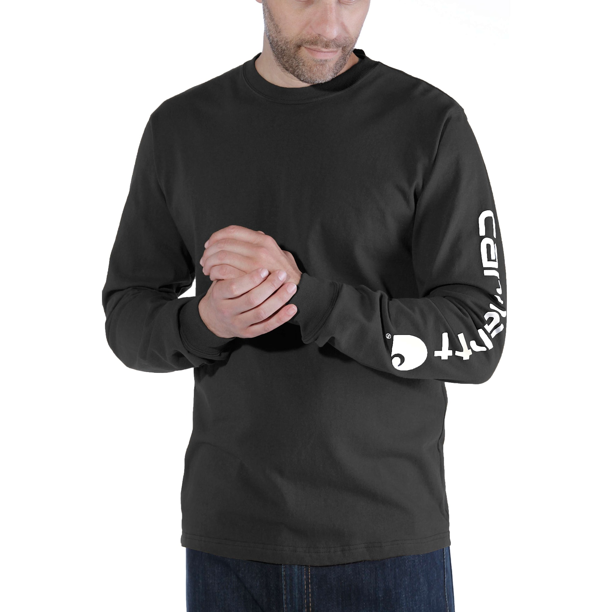Carhartt Long Sleeve T-Shirt Men Black S