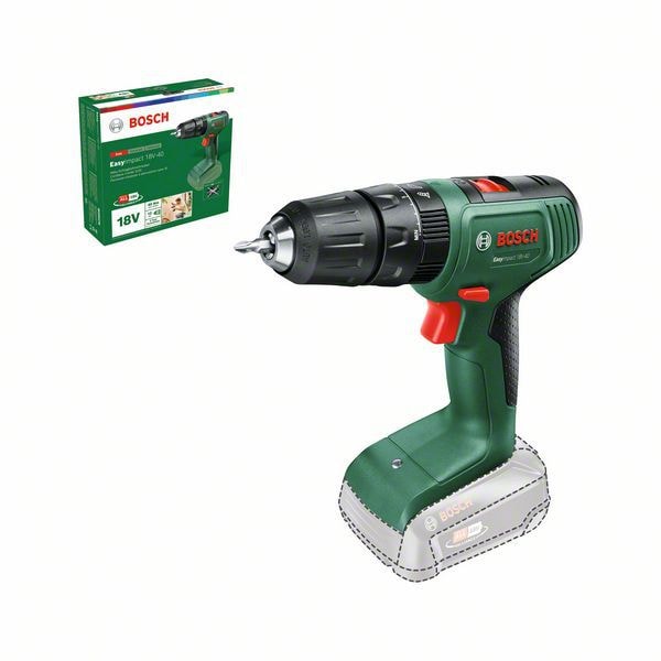 Bosch Borrskruvdragare Easyimpact 18V-40 utan batteri & laddare