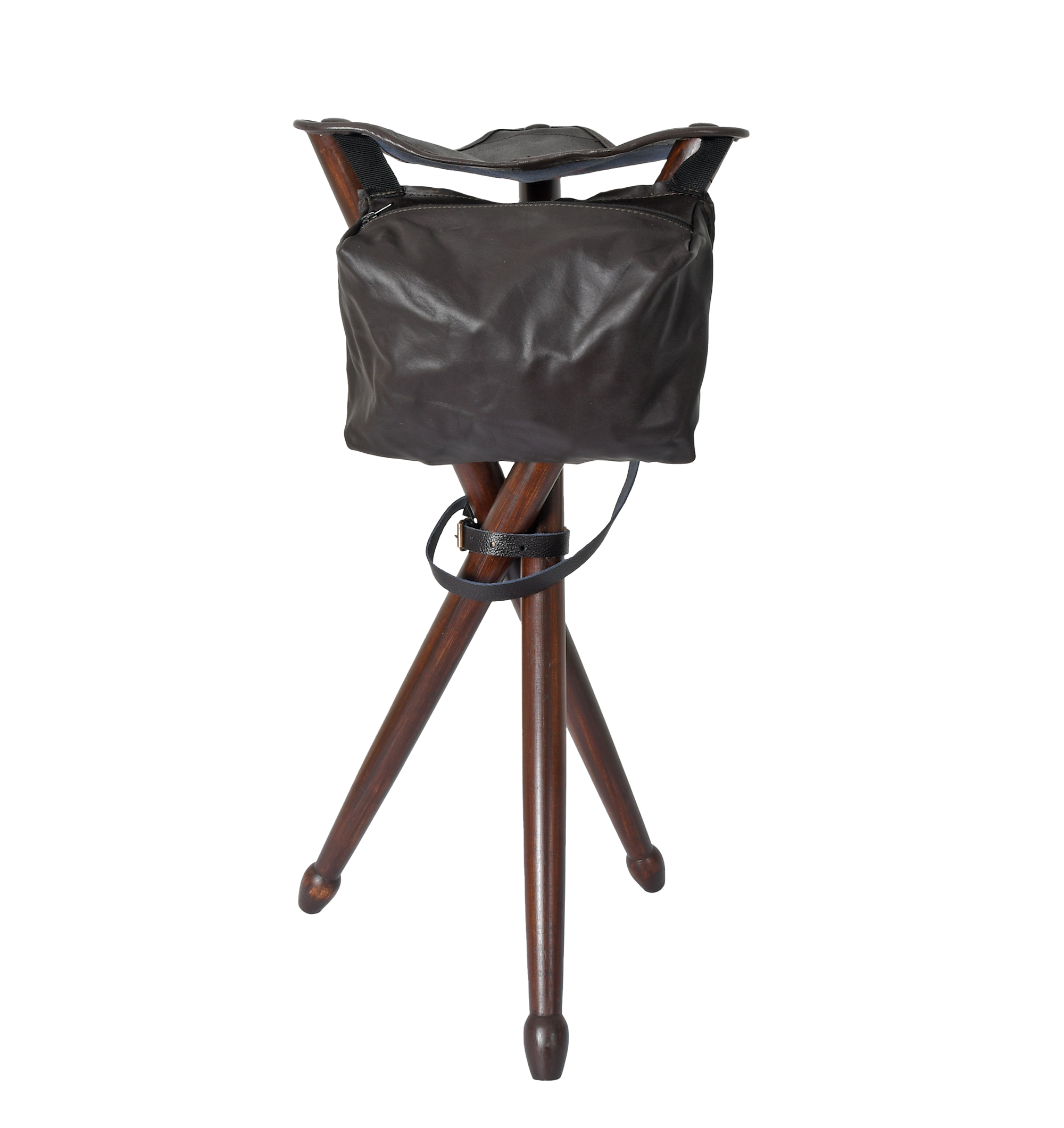 5etta metsästystuoli, kolmijalkainen, säilytyspussilla