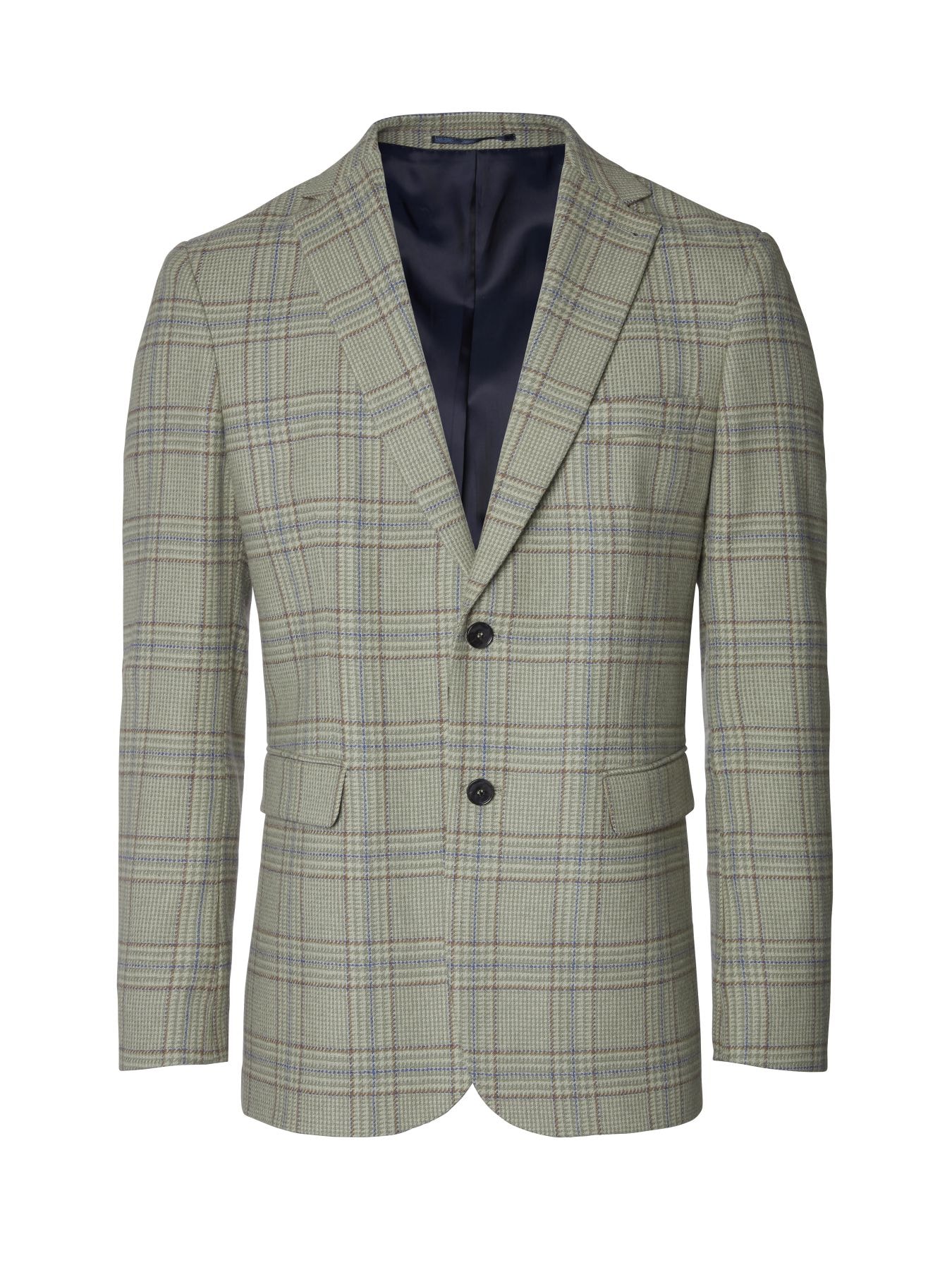 Chevalier Wiston Tweed Blazer Men Willow Green Checked 54 -